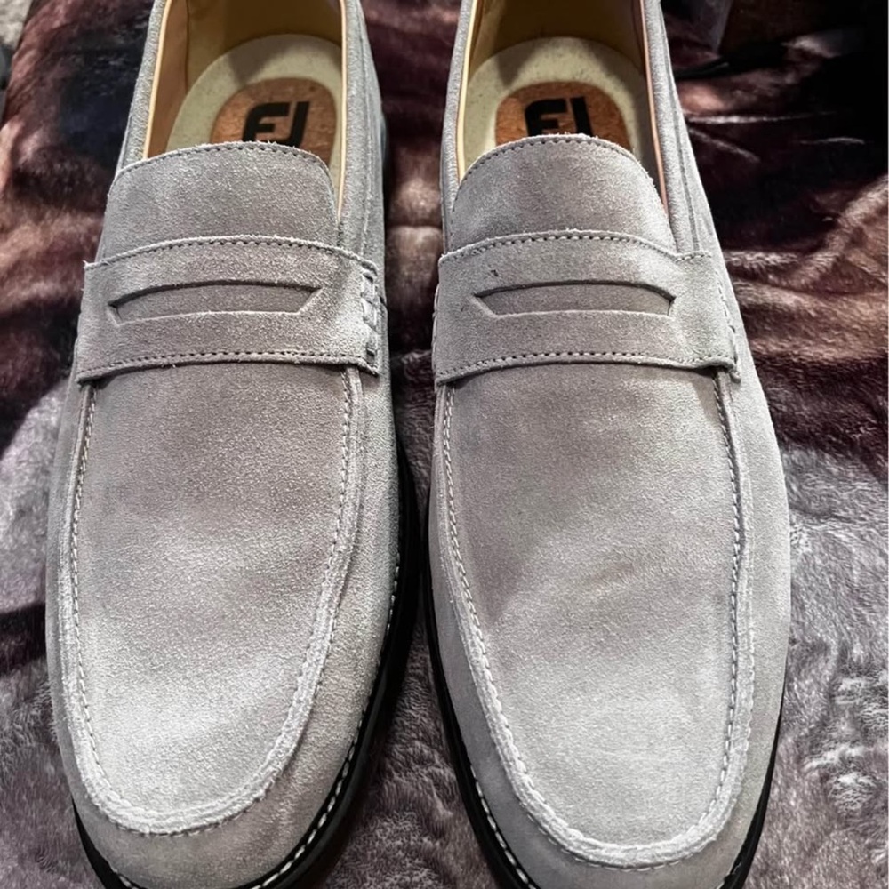 FootJoy Light Gray Men's Loafers